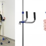 pied à perfusion déambulateur