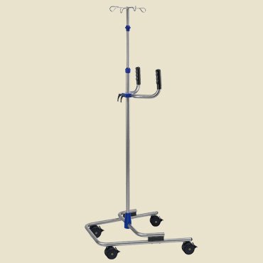 pied à perfusion déambulateur