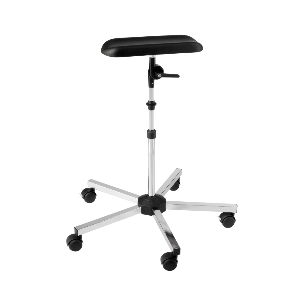 support bras / jambe avec roulettes et ajustement à une main